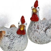 Påsk Höns Roliga Kyckling Kycklingar Deco Keramik 4st