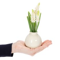 Artikel Konstgjord blomvas med hyacint för elegant bordsdekoration och snyggt utseende 20 cm