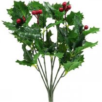 Julgren järnek Ilex konstgjorda bär 37cm