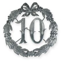 Jubileumsnummer 10 i silver