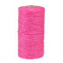 Artikel Juteband jutesnöre dekorativt band jute fuchsia Ø3mm 200m