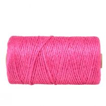 Artikel Juteband jutesnöre dekorativt band jute fuchsia Ø3mm 200m