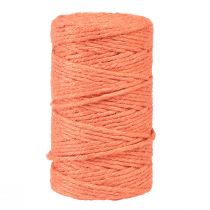 Artikel Juteband jutesnöre dekorativt band jute orange Ø4mm 100m
