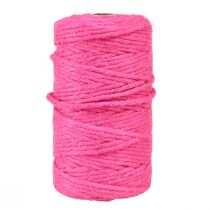 Jutebandssnöre jute dekorationsband jute fuchsia Ø4mm 100m