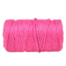 Artikel Jutebandssnöre jute dekorationsband jute fuchsia Ø4mm 100m