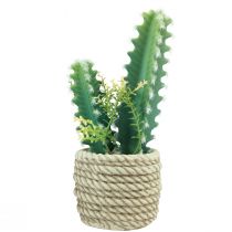 Artikel Kaktus i kruka konstgjord kaktus assorterad 28cm 2st