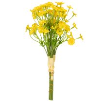 Artikel Konstgjord kamomill som blombukett för fräsch och lättskött dekoration, 28 cm, 3 stycken