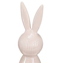 Artikel Dekorativ kaninfigur i keramik för modern inredning, 22 cm