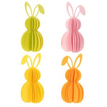 Artikel Dekorativ filtkaninfigur för vårdekoration, 20 cm, 4 stycken