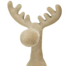 Artikel Älgflockad kantsittare brun 31 cm 3 stycken