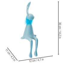 Artikel Dekorativ kanin söt påskdekoration hylla för fönsterbräda 36 cm 2 st