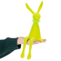 Artikel Påskhare i hylla, dekorativ figur för festliga vårdekorationer i huset, 36 cm, 2 st