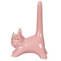 Artikel Dekorativ kattfigur, idealisk dekoration för sovrum och badrum, 14 cm, 2 delar
