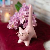 Artikel Dekorativ kattfigur, idealisk dekoration för sovrum och badrum, 14 cm, 2 delar