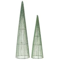 Artikel Metallkottar, gröna, för blomsterarrangemang, 62 cm, 2 stycken
