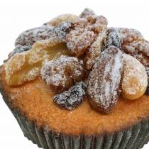Muffins med nötter konstgjorda 7cm 3st