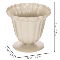 Artikel Dekorativ skål, krämfärgad trofé, liten, 10 cm