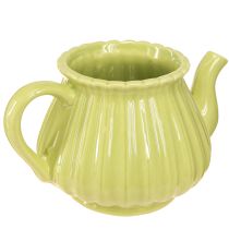 Artikel Keramisk dekorativ tekanna kruka rosa grön 19,5×13,5×11cm 2 st