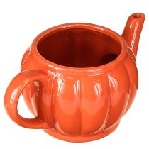 Artikel Keramisk planteringskanna med tekanna, orange blandad, 21,5×13×10 cm, 2 st