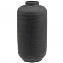 Keramikvas Svart Dekorationsvaser Stor Ø18,5cm H40cm