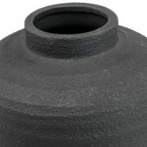 Keramikvas Svart Dekorationsvaser Stor Ø18,5cm H40cm