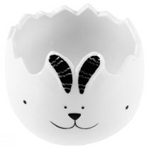 Artikel Keramiska påskägg blomkruka påskhare 9cm 3st