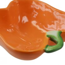 Artikel Keramikskålar apelsin paprika dekoration 16x13x4,5cm 2st