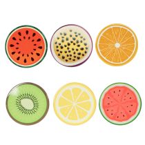 Artikel Fruktunderläggsset, Fruktdesign, Borddekoration, Kök &amp; Vardagsrum, 10 cm, 6 delar