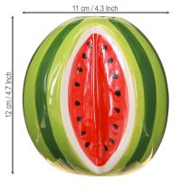 Artikel Keramikvas vattenmelon dekorativ vas keramik H12cm