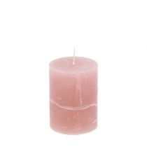 Ljus skumrosa 60mm x 80mm färgade 8st