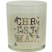Doftljus jul Doftljus i glas krämchampagne Ø8cm
