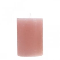 Pelarljus färgade rosa 70×100mm 4st