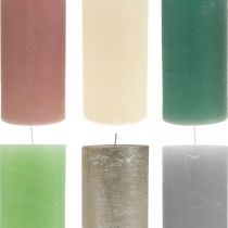 Pelarljus färgade olika färger 85×200mm 2st