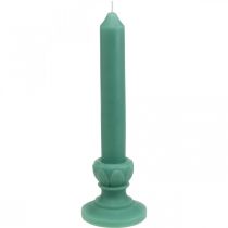 Artikel Deco ljus retro ljus vax bord dekoration grön 25cm