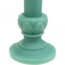 Artikel Deco ljus retro ljus vax bord dekoration grön 25cm