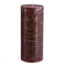 Artikel Ljus Bourgogne pelarljus enfärgade 85x200mm 2 st