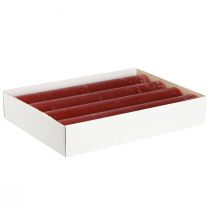 Artikel Ljus enfärgade pinnljus mörkröd 50×300mm 4 st