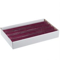 Artikel Ljus enfärgade i Berry stick ljus 34x240mm 4 st