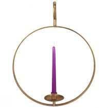 Artikel Ljushållare för upphängning av metalldekor guld vintage Ø38/H48cm