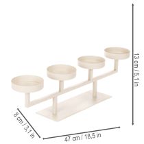 Artikel Modern ljusstake med fyra ljusfat, 47 cm