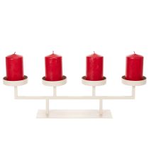 Artikel Modern ljusstake med fyra ljusfat, 47 cm