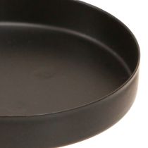 Artikel Ljusstake adventskrans metall mattsvart Ø8cm 4 st