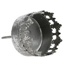 Artikel Ljusstake antiksilver Ø5cm H10cm 1 st