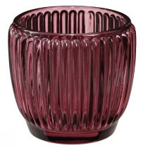 Artikel Ljusstake glas Bärlykta retro Ø7cm H7cm 6 st