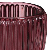 Artikel Ljusstake glas Bärlykta retro Ø7cm H7cm 6 st