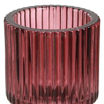 Artikel Ljusstake glasstavsljusstake i Berry H8cm 4 st