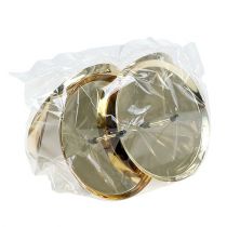 Artikel Ljusstakar guld Ø10cm 4 st