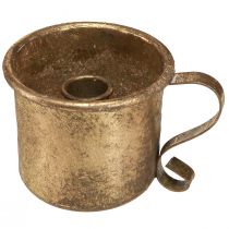 Artikel Ljusstake guld cup stick ljusstake vintage Ø9cm H8cm