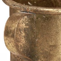 Artikel Ljusstake guld cup stick ljusstake vintage Ø9cm H8cm