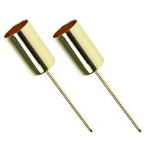 Artikel Ljusstake guld för pinnljus Ø2,2cm 4 st